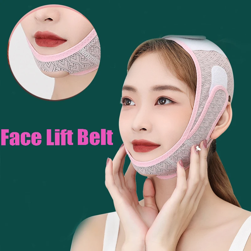 Elastic Face Slimming Bandage V Line Face Shaper Women Chin Cheek Lift Up Belt as face slimming strap Facial Anti Wrinkle Strap Care Slim Tools