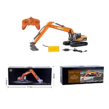 

Huina551 Original Package Alloy Professional Excavator Rc Truck Remote Control Engineering Construction Vehicle Gift Toys