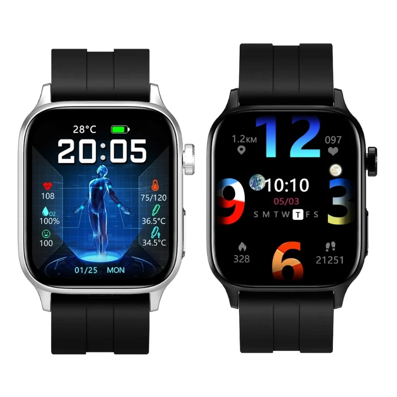 

GT22 Смарт-часы Водонепроницаемые спортивные умные часы Монитор сердечного ритма артериального давления и кислорода в крови часы