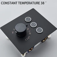 Wanmivezlo วาล์วผสมอุณหภูมิ3ทางกล่องในห้องน้ำแบบซ่อนในห้องน้ำก๊อกน้ำควบคุมอุณหภูมิหลอด 3