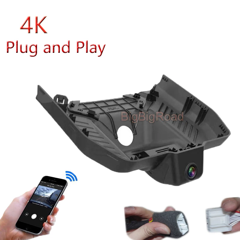 

4K Plug And Play For Geometry 480 620 G6 2022 Car Wifi DVR Video Recorder Dash Camera FHD 2160P Night Vision