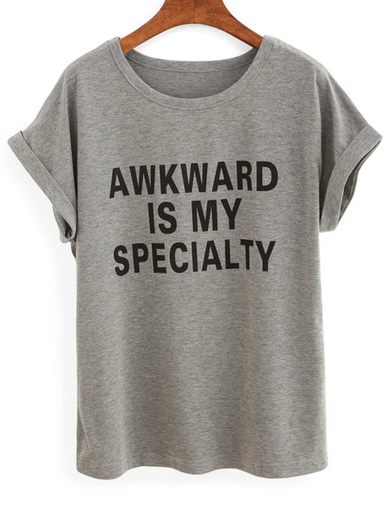 

Unisex Funny T Shirt European Style Letter Casual Tops Women T Shirt Tees Short Sleeve Tshirt