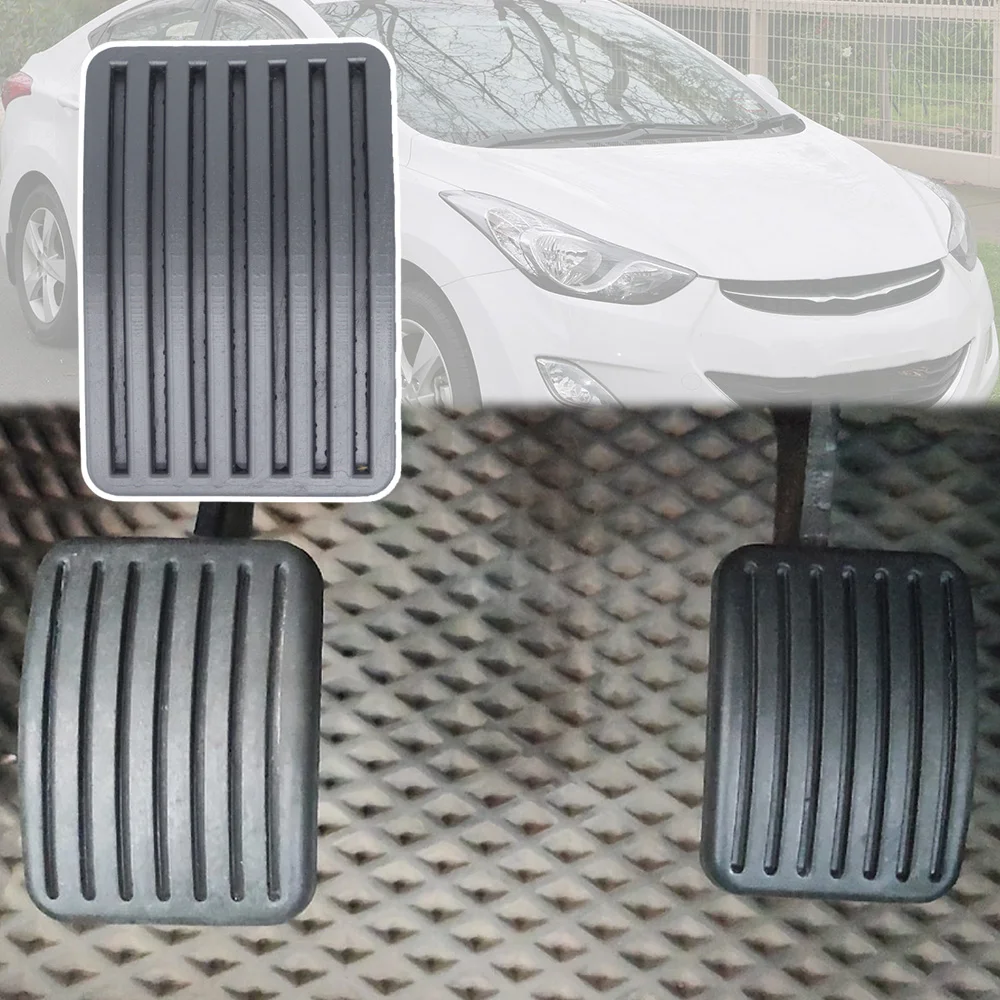 클러치 브레이크 페달 고무 패드 발 커버, 현대 엘란트라 XD HD 2002 2003 2004 2005 2006 2007 2008 2009 2010 2011 2012 2013 