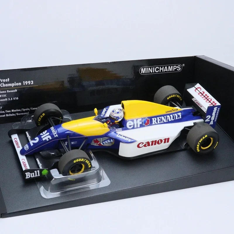 特価 MINICHAMPS (1/18) ウィリアムス ルノー FW15C 1993 Williams FW15C #5 Alain Prost – WINNER French GP 1:18