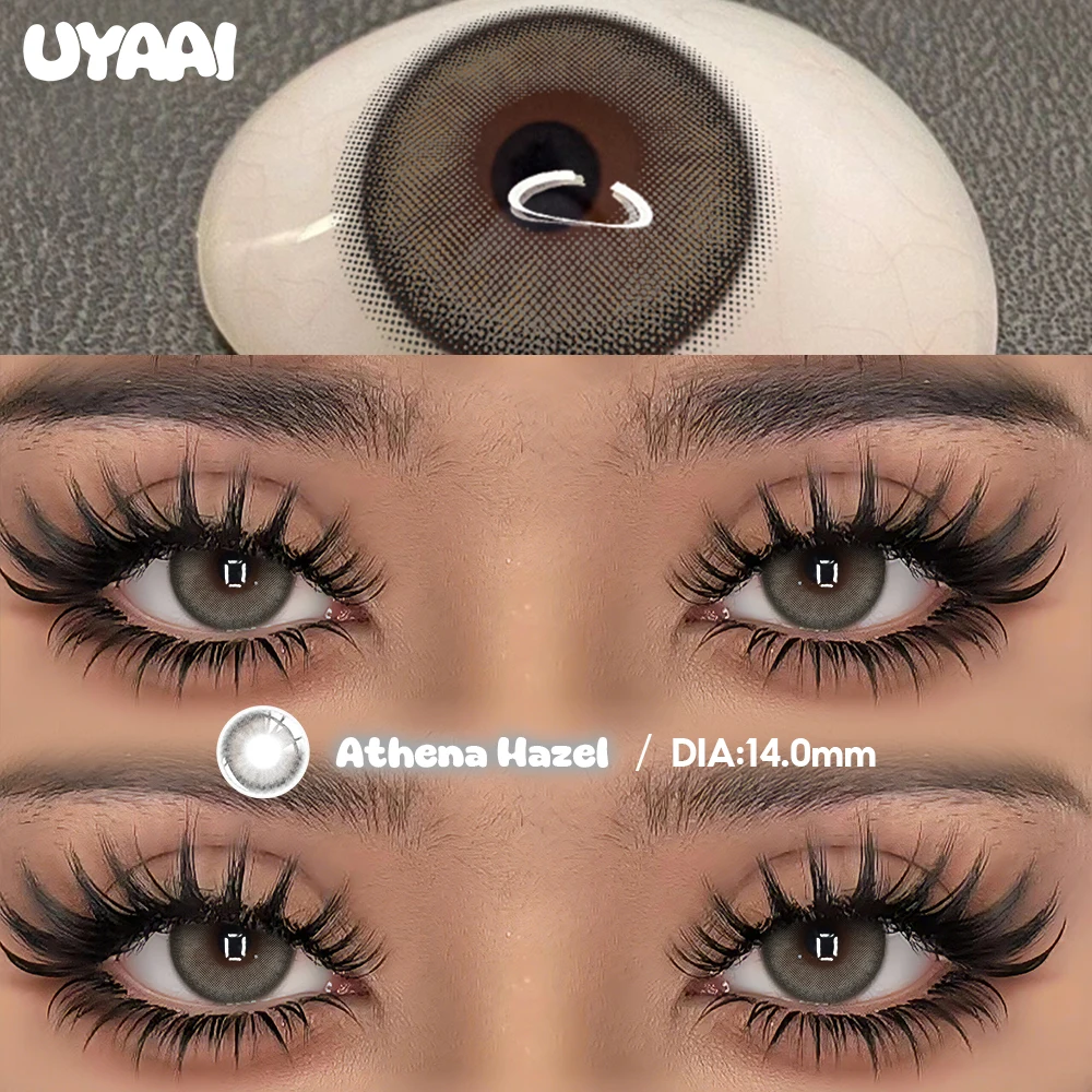 Vibrant Colorful Contact Lenses - Beauty Green, Fashion Blue, and Natural Brown Tones