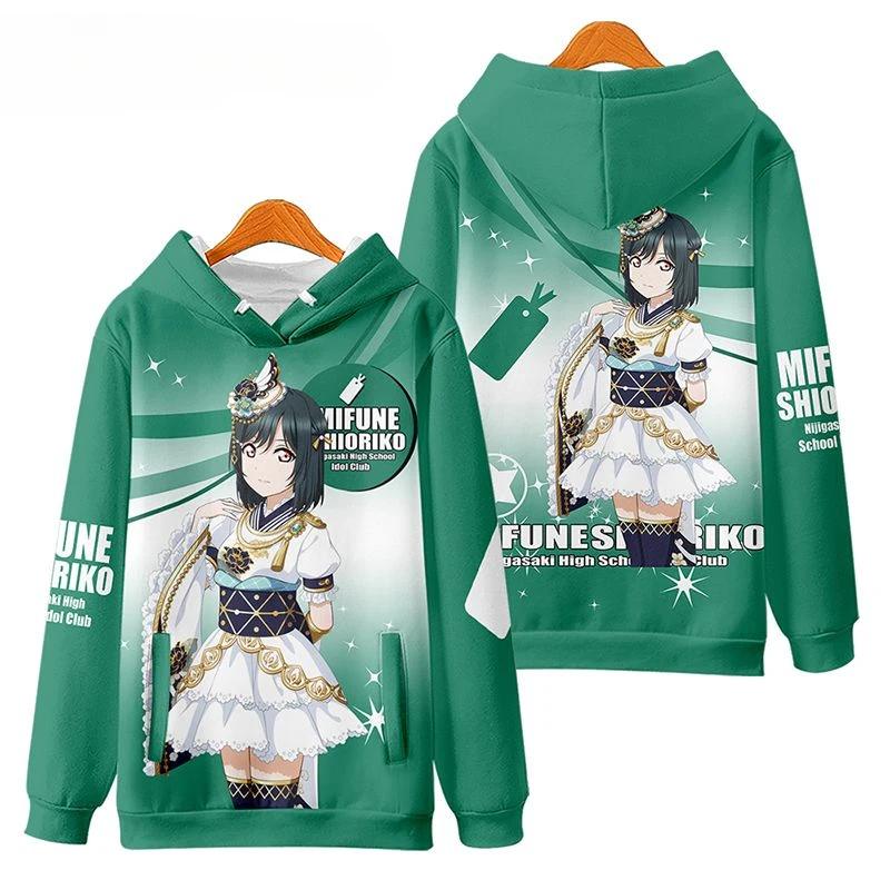 Фото 3D Love Live! Унисекс, толстовка с капюшоном, унисекс №3