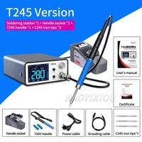 JCID Aixun T3A T3B intelligent Welding Station With Soldering Iron T115 T245 T210 Handle Welding Tips For Phone BGA Repair Tools 1