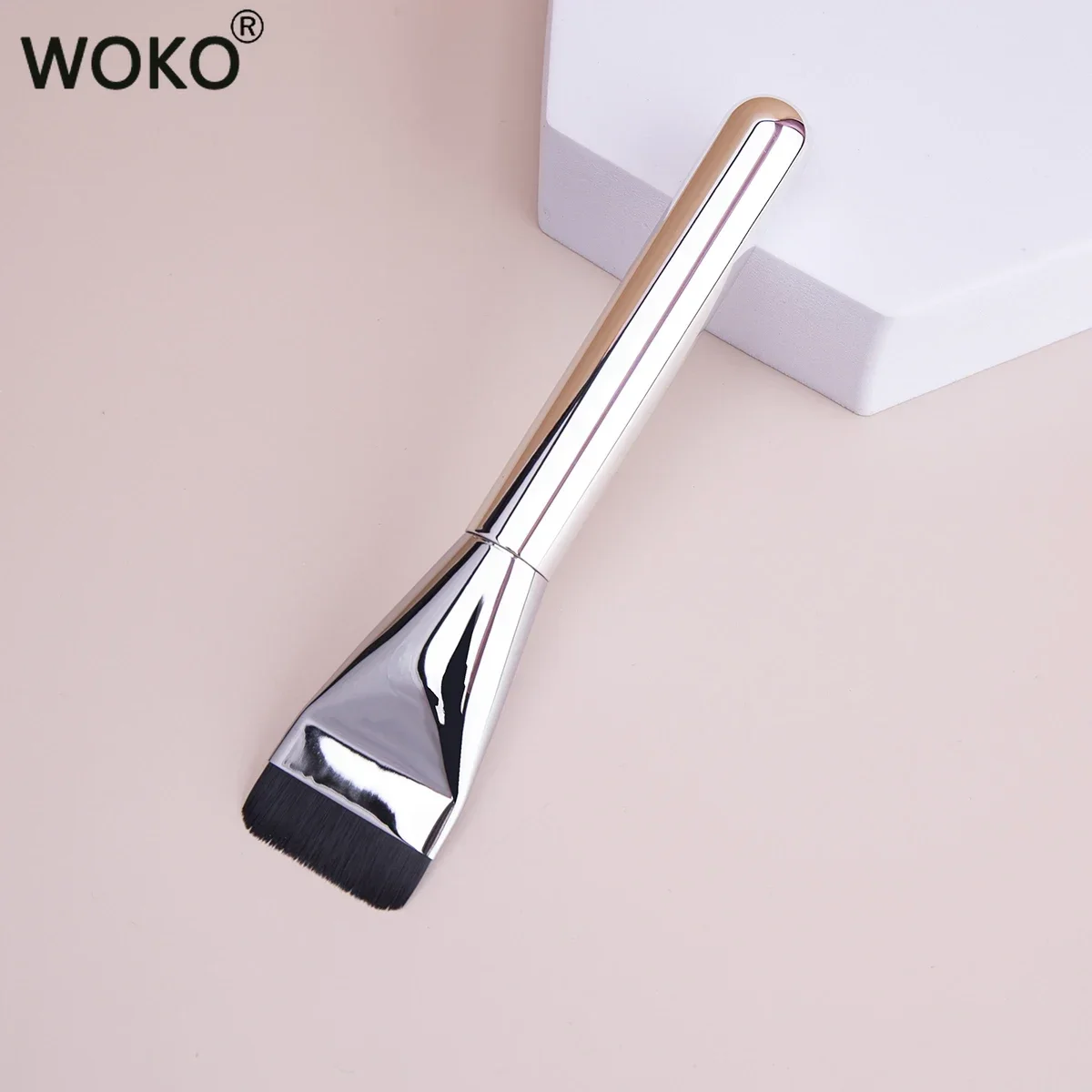 Ultra Thin Foundation Brush Lightweight and Thin Face Contour Brush Flat Contour Brush Blending Foundation Cream Makeup Brushes 3