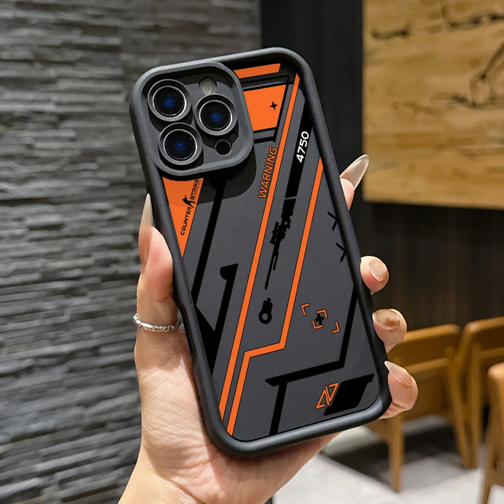 Stylish Soft Cover Hot Game C-CSGO Phone Case