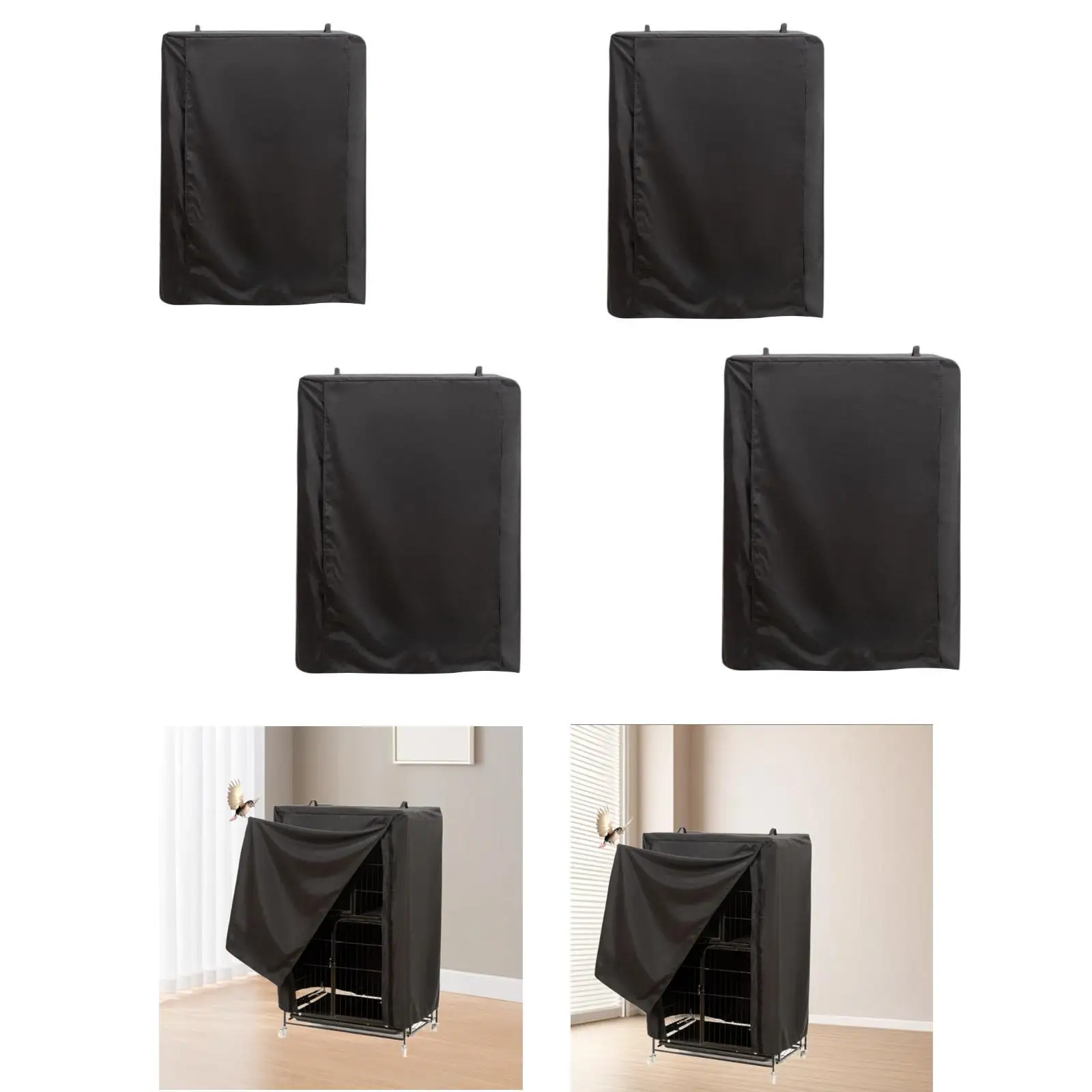 Bird Cage Cover Waterproof Protection Shade Cloth Breathable Windproof for Lovebirds Macaw Parakeets Budgies Accessories