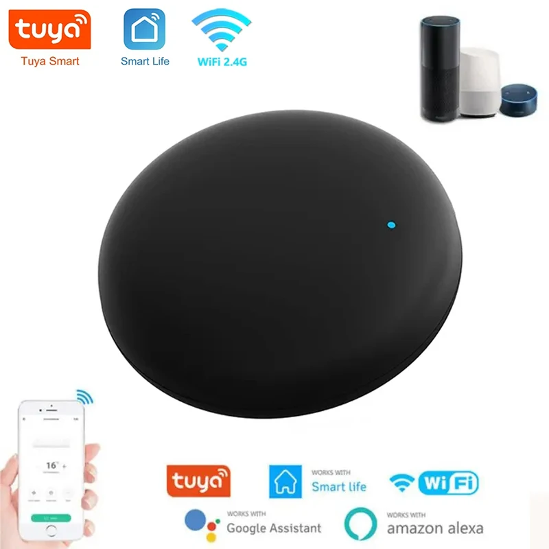 Smart universal remote control smart ir remote control Tuya WiFi IR Remote Control Smart Universal for TV Air Conditioner Alexa Remote Control Work with Smart Life Yandex Google Home