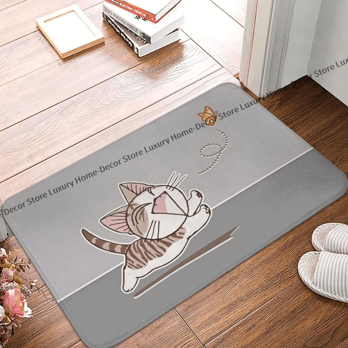 Tappetino Antiscivolo Tappetino Da Cucina Chis Sweet Home Chi The Cat Floor Carpet Welcome Rug Indoor Decor
