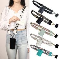 Mobile phone lanyard crossbody bag,with zippered leather wallet bag, Adjustable Fashion Cellphone Lanyard 1