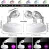 2Pack Remote Wireless LED Spotlights Rotatable Accent Lights Battery Powered Puck Picture Lights Indoor Closet Lights Wall Lamp 5