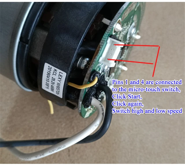 DC 25,2 V 450W W6570b High-speed high-power 3-phase bürstenlosen