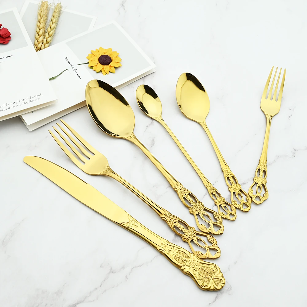 Drmfiy 4/20Pcs ı  ı ξ  ũ Ǭ Flatware  ı Ʈ η ƿ Į Ʈ