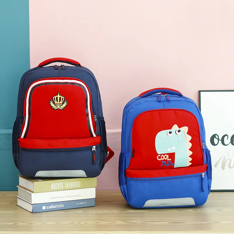 Children Cute Schoolbag Dinosaur Primary School Students Grade 1-3 Backpacks Boys Girls Waterproof Backpack In Kindergarten 2022