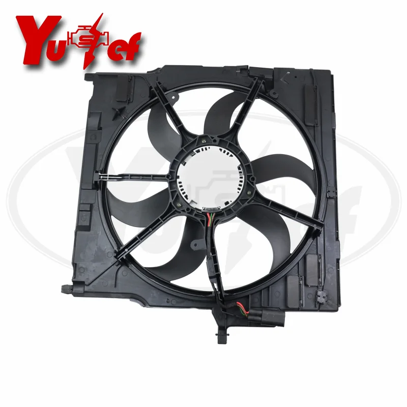 

Quality Cooling Fan Assembly for BMW E70 X5 3.0 4.8 2006-2010 427537357 17427598738 17428618238 400W