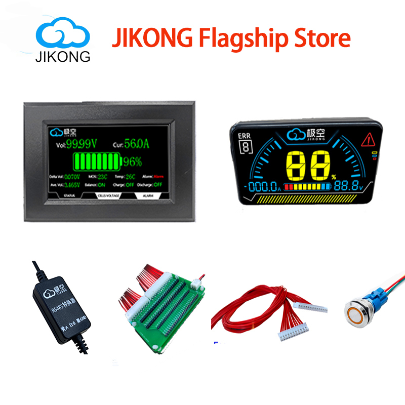 JK BMS RS485 and LCD Display Adapter Battery Examine and Repair Accessory JIKONG BMS RS485 CAN module and 4.3LCD display Adapter