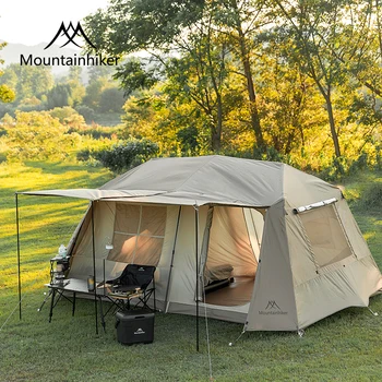 One-Button Automatic Camping Tent- 2 ROOM TENT 1