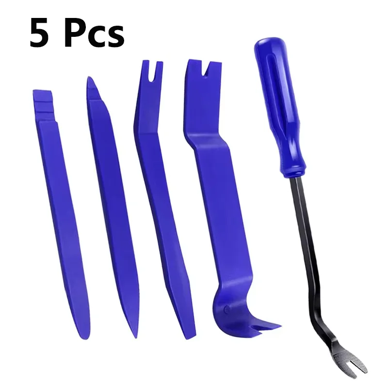 Kit d'outils de démontage pour garnitures de portières, lames de démontage, outil de réparation et de conversion pour l'intérieur de voiture en plastique