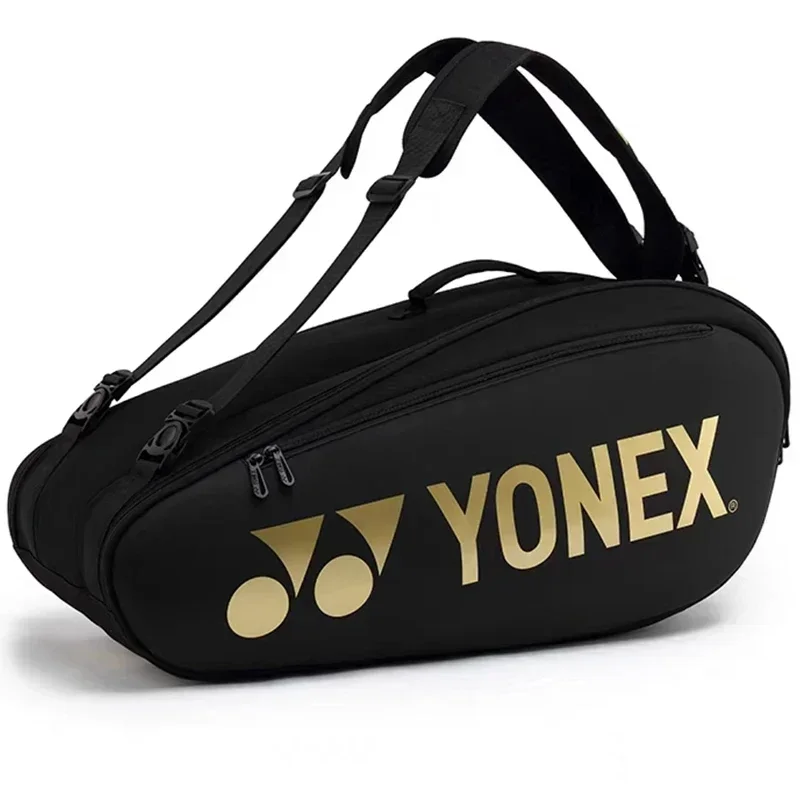 Sports Bags Backpacks YONEX Original Badminton Bag Fashions Borsa Per Racchette Da Tennis PU Grande Capacit&agrave; Tenere 12 Racchette Per Allenamento Da Co