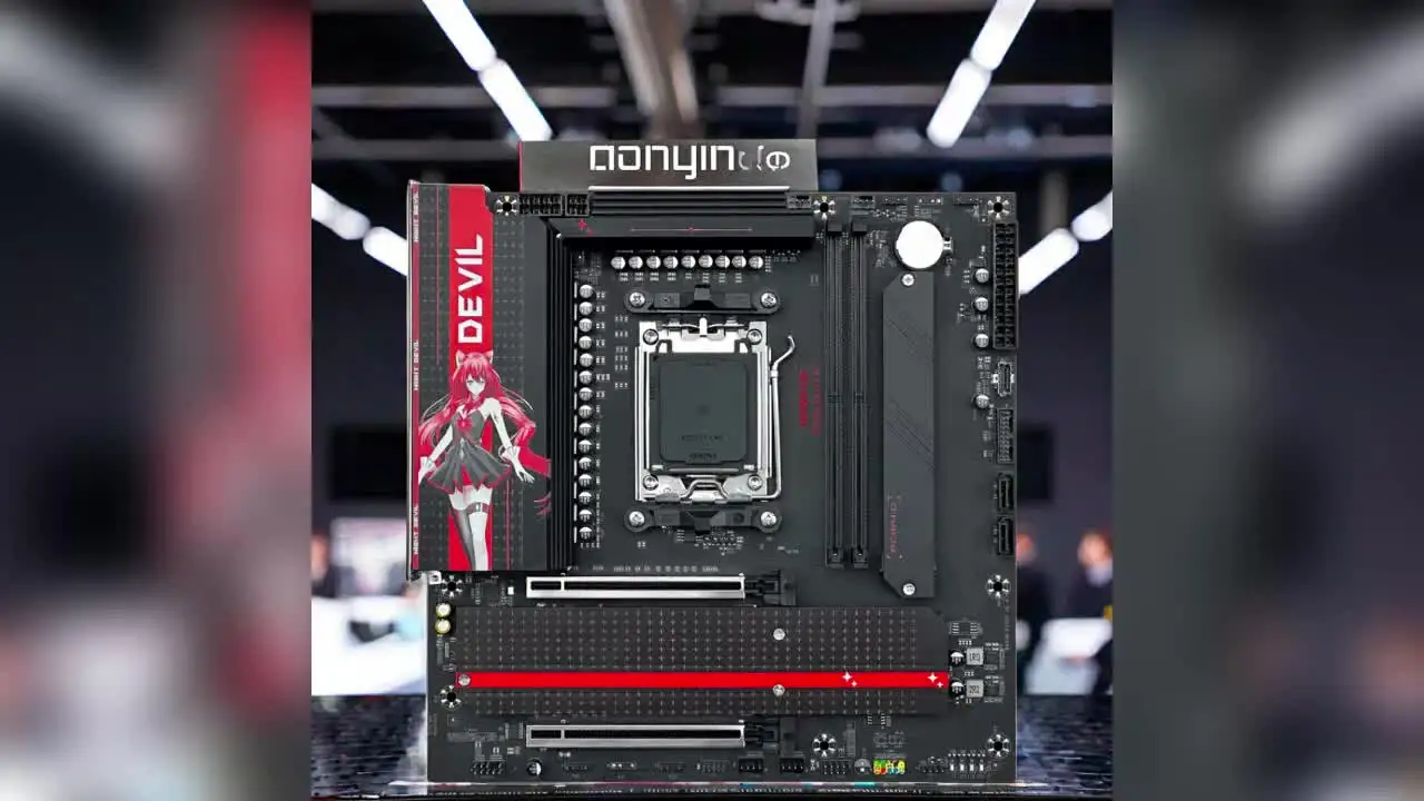 JGINYUE B650M NIGHT DEVIL Desktop Gaming Motherboard AM5 DDR5 96GB
