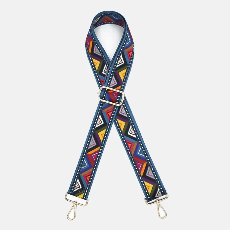 S63cf6c14cdf749dc86fdeb0e250a5933U Stylish Colorful Ethnic Wind Wide Shoulder Strap Ladies Bag Accessories Adjustable Single Crossbody Straps Mallzona