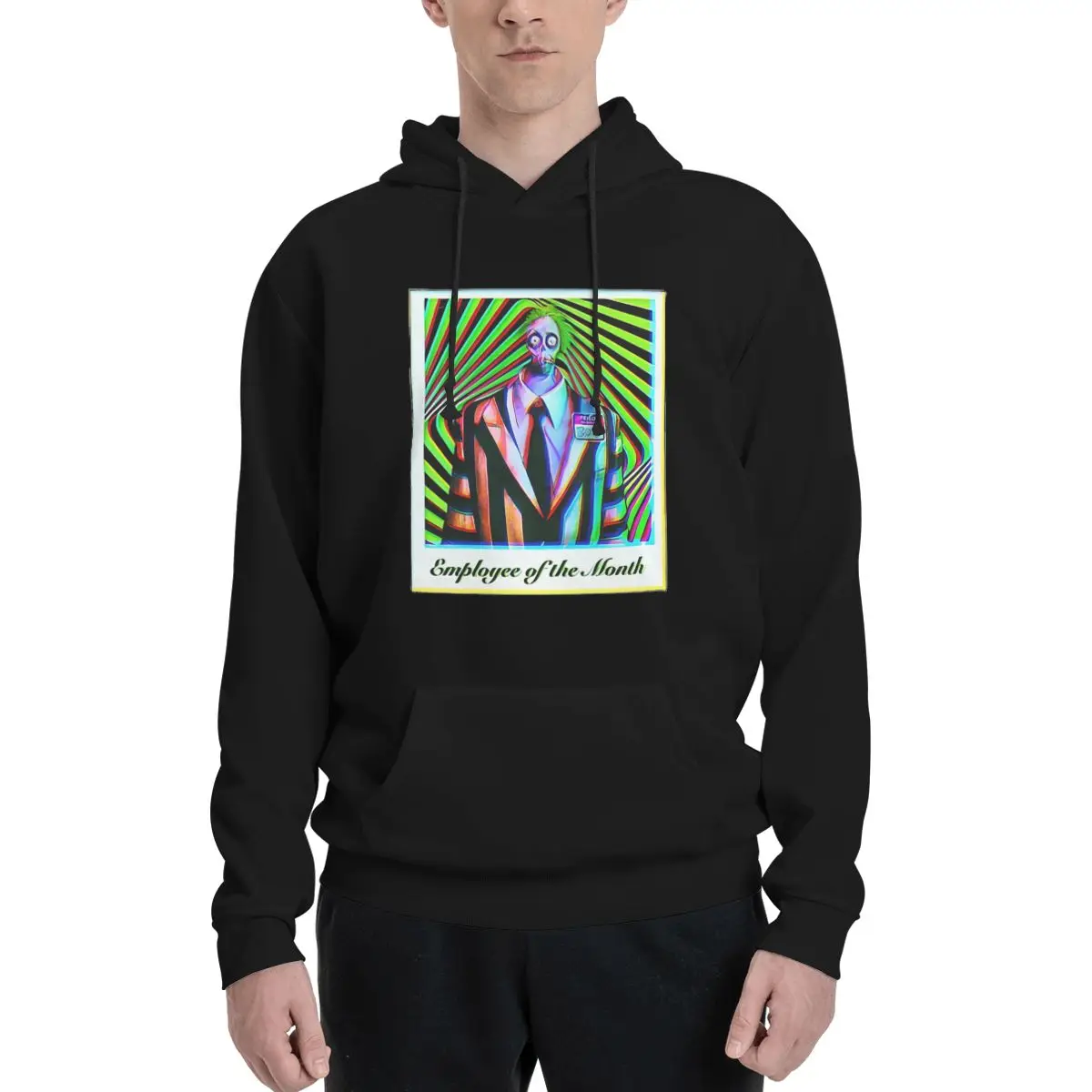 thumbnail image 1 of Sudadera con capucha popular para parejas Sudadera polar para hombre Empleado del mes Bob Sudadera con capucha de algodón puro B-Beetlejuices Sudadera con capucha Camisa, 1 of 5