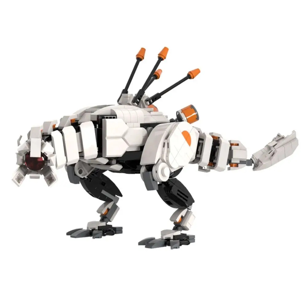 

Building Block Robot Mini Children's Thunder Tooth Machine DIY Assembly Monster Movie Series Micro Fleet Tank MOC Toys Boys Gift