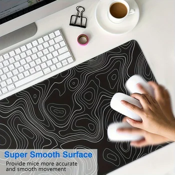 Mouse pad large keyboard mouse desk pad non-slip rubber gaming mouse pad laptop mouse carpet 4