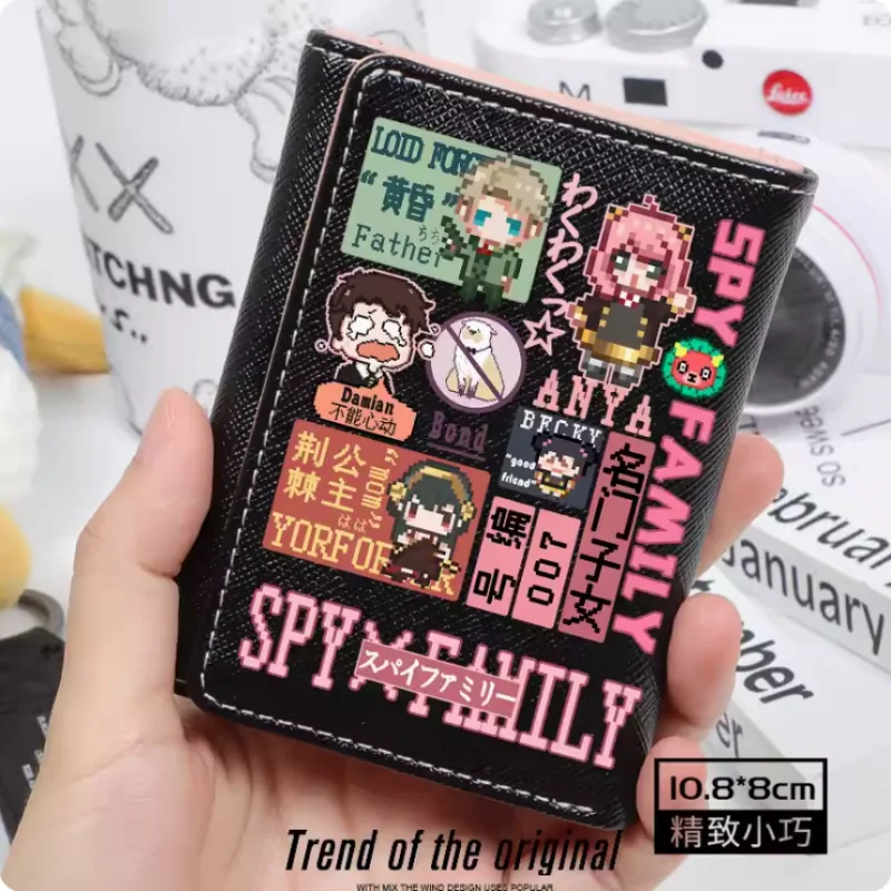 Anime Spy Family Yor Forger Anya Forger Fashion Wallets PU Purse Card Holder Hasp Money Bag Cosplay Gift B216