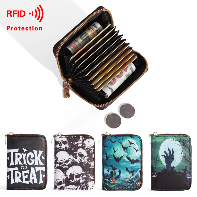 

Original Madley Halloween Special Fashion Party Coin Purse Multifunctional Lightweight Zipper Organ Card Holder
