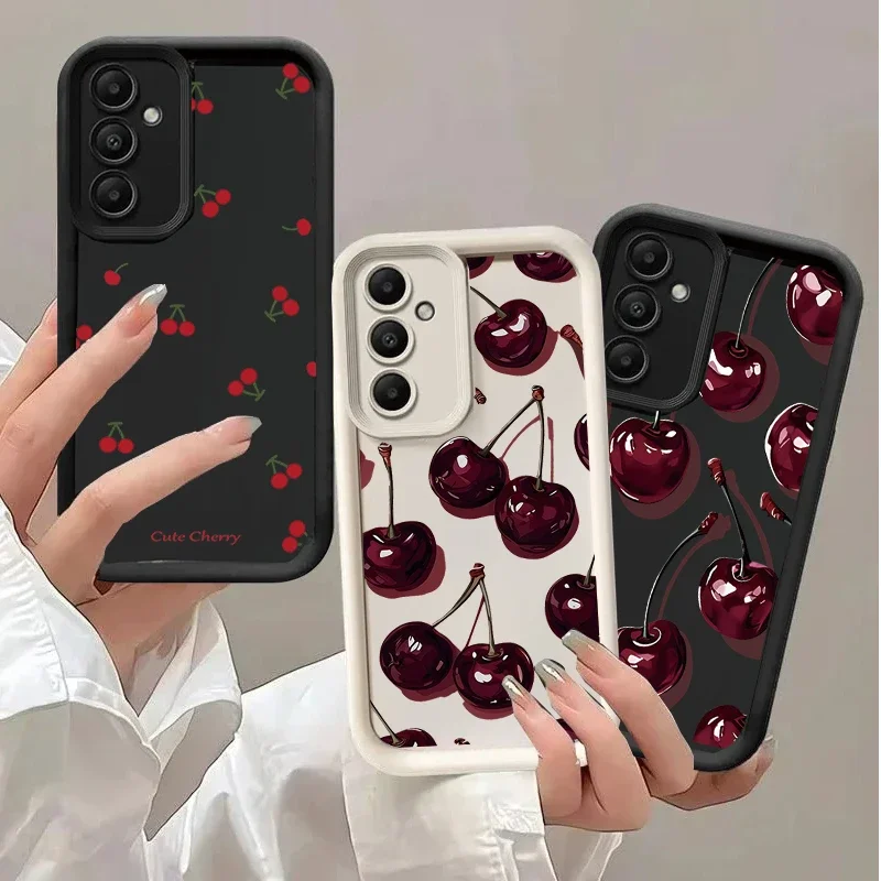 Vintage Cherry Fruit TPU Phone Case
