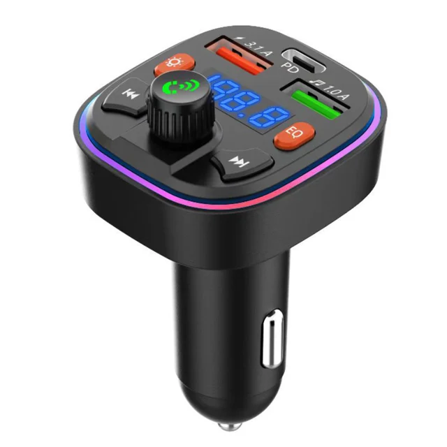 uitgehongerd helder Elektropositief Fm-zender Handsfree Bluetooth-Compatibel Auto MP3 Speler 20W Snel Opladen  Met Led Licht Voltmeter Auto kit Audio Ontvanger - AliExpress