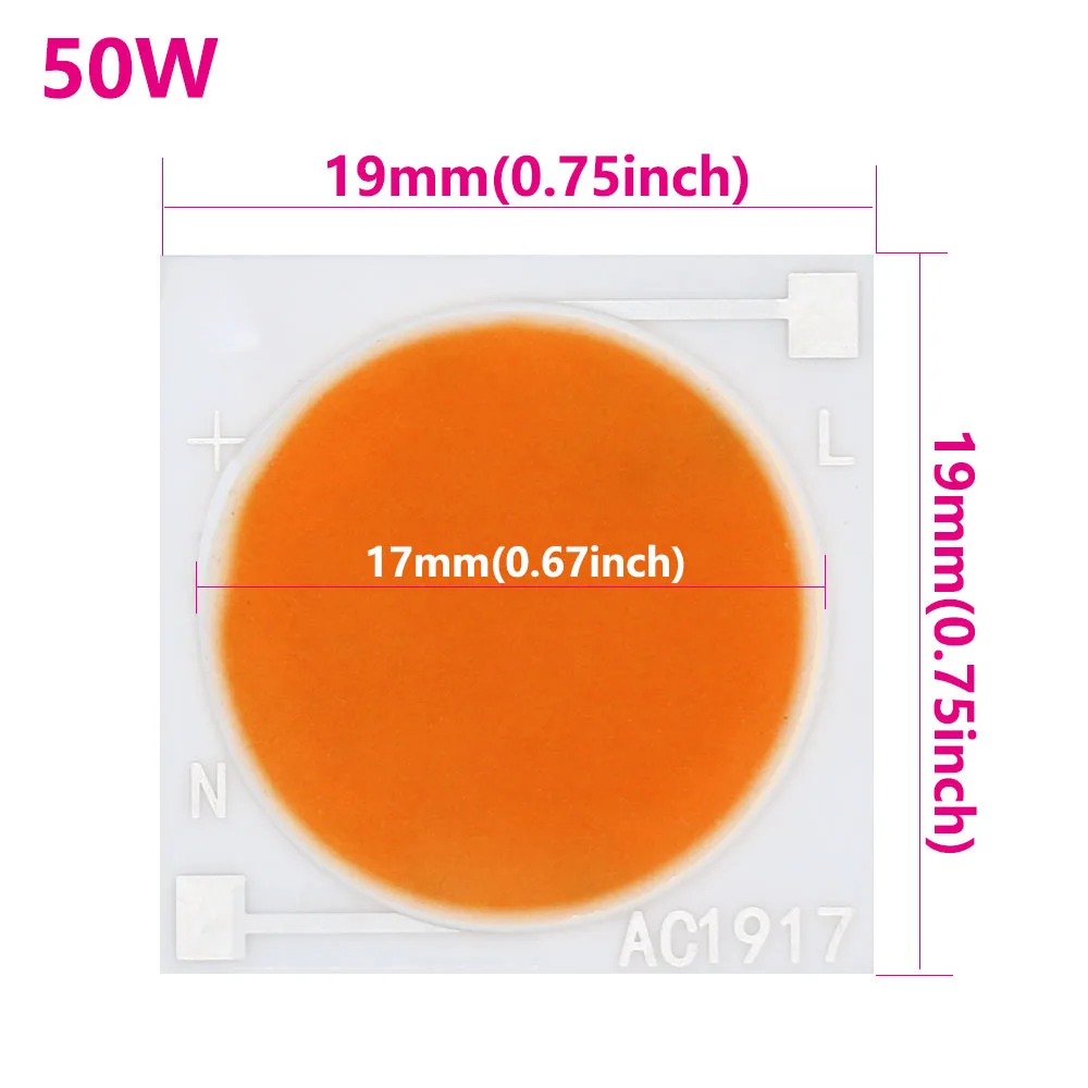 5PCS Led chip Grow light 30W 20W 10W 220V Full Spectrum LED Ceramic Chip For tent Growbox Lighting grow indoor Greenhouse DIY