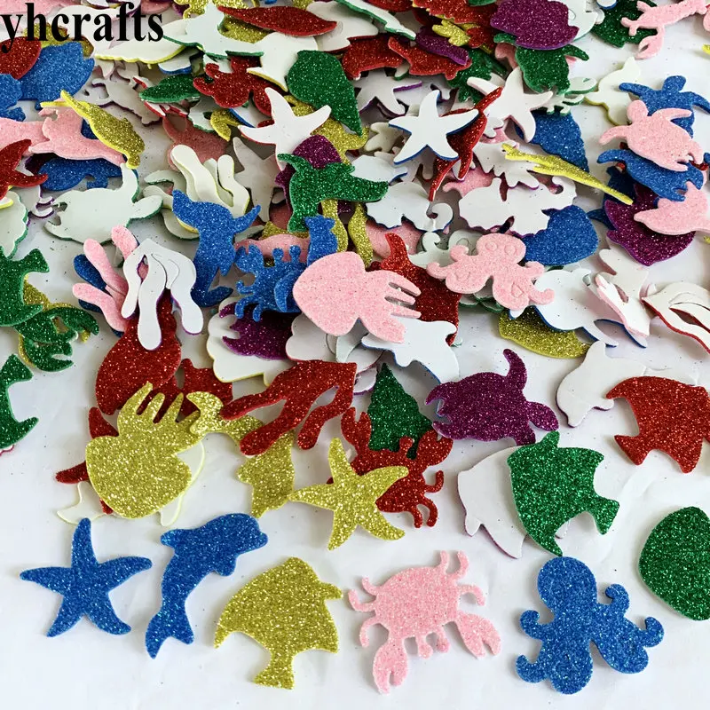 1bag/LOT.Livestock Farm animal foam stickers kindergarten crafts Activity items Kids room ornament Animals self learning OEM animal farm