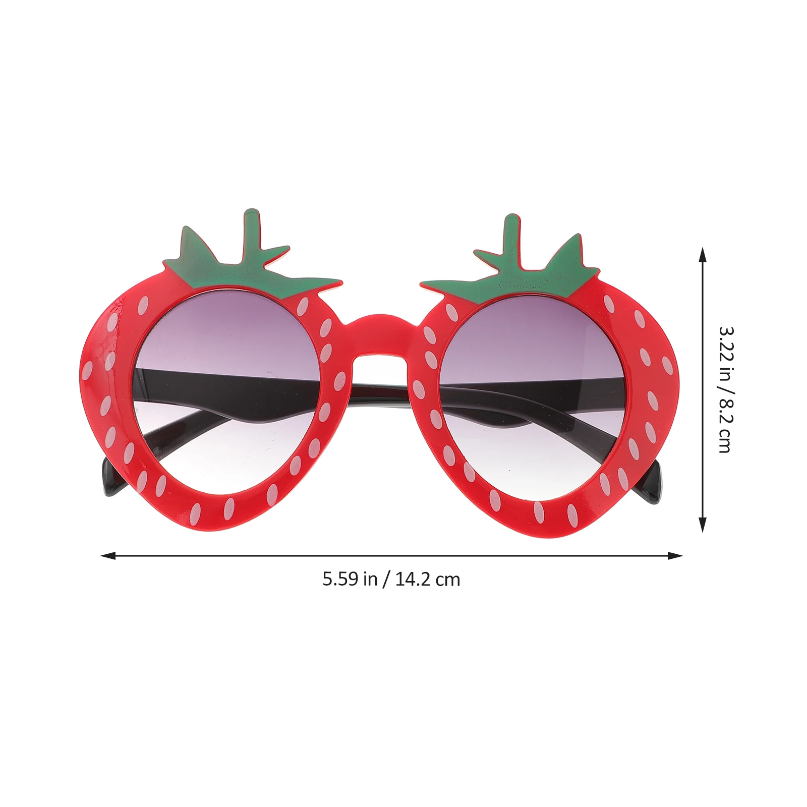 1pc Strawberry Glasses Fancy Dress Party Glasses Accessory Birthday Party Prop Summer Outdoor Decorations, Picnic Decor