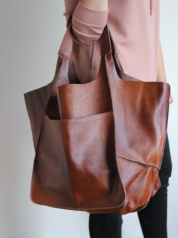 Handbags For Women 2022 Designer Luxury Handbag Large Capacity Soft Leather Woman Bag Oversized Shoulder Bag Lady Shopping Tote 2 Handbags For Women 2022 Designer Luxury Handbag Large Capacity Soft Leather Woman Bag Oversized Shoulder Bag Lady Shopping Tote