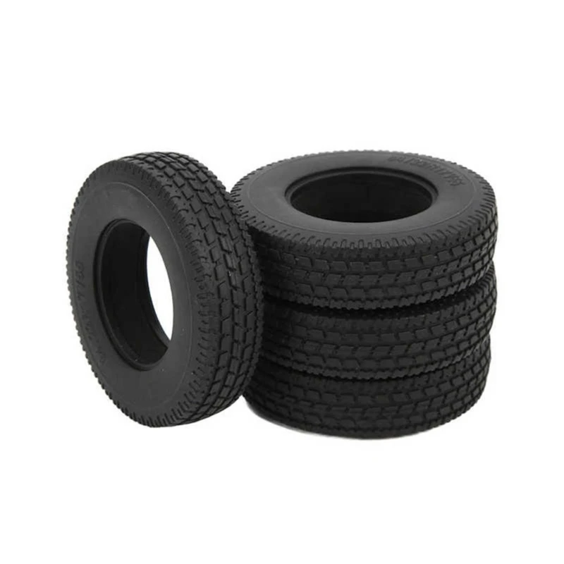 

Tire 3.3 Inch Outer Diameter Rubber Tires Wear Resistant Wheel Tyres 4Pcs Dropship