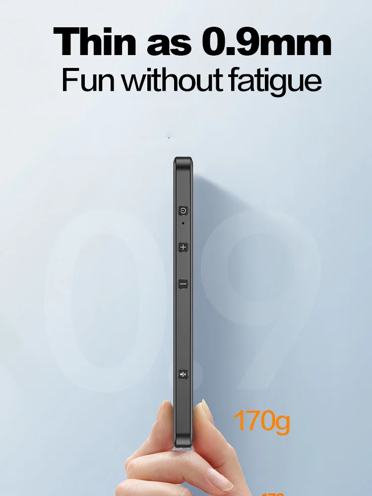 Famue BF88 5.2" Large Screen HiFi MP4 Player ，Video Player，Android 13 6+64GB Google Play MP3 Bluetooth 5.3 Lossless Music