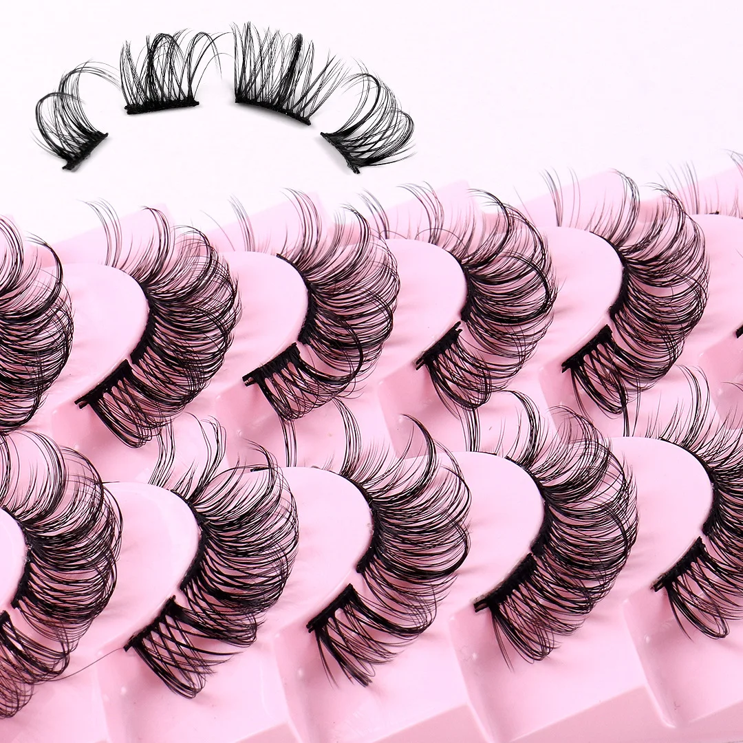 

Diy Lashes Cluster Individual Lashes Mink Eyelashes Bulk Wholesale Reusable Long Natural Hair False Eyelashes Free Shipping