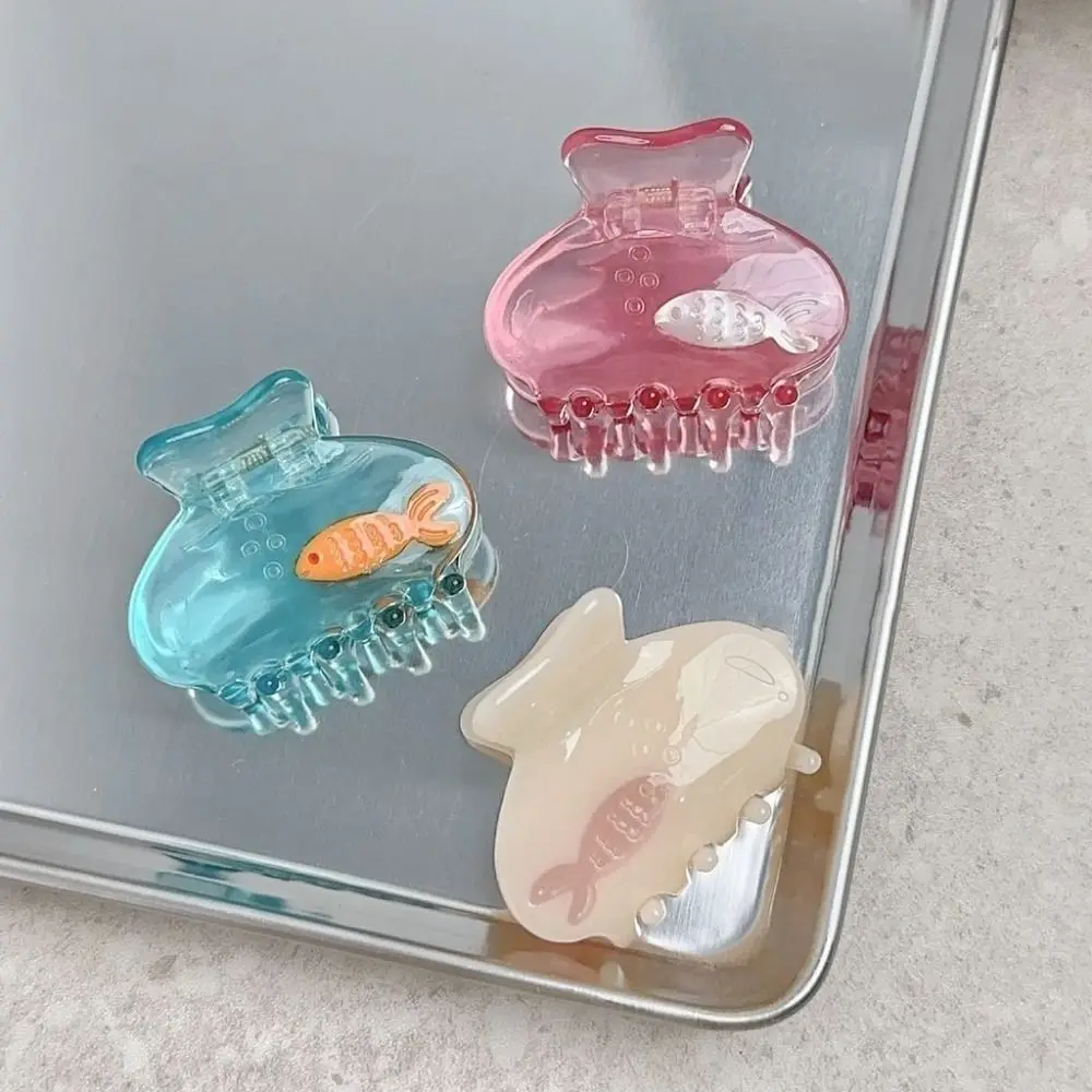 Fashion Cute Korean Goldfish Shark Clip Acetate Fiber Colorful Hair Accessories Sweet Hair Clamps Hair Clip 2
