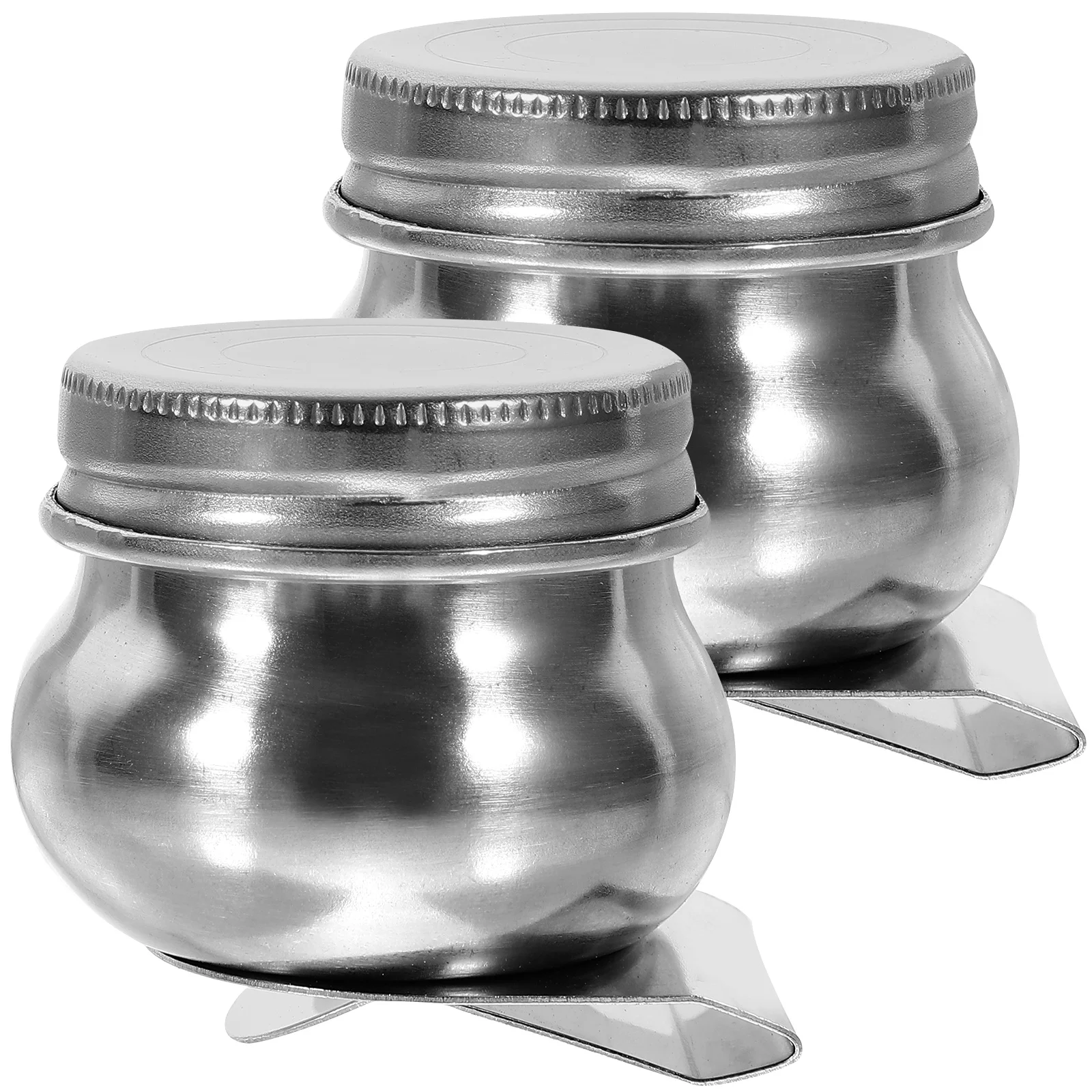 

Палетка из нержавеющей стали, чашки, двойная Палетка с зажимом для мытья масляной краски