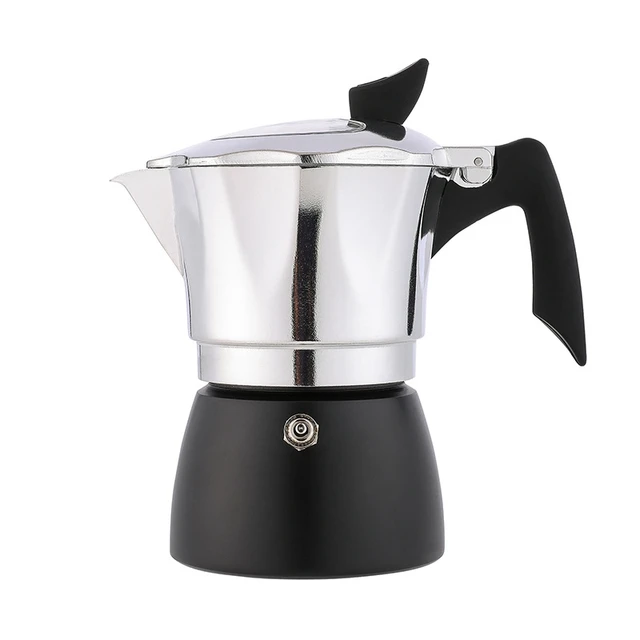 Cafetera De 1 Pieza, Moka Pot, Cafetera Italiana, Estufa De 5 Oz