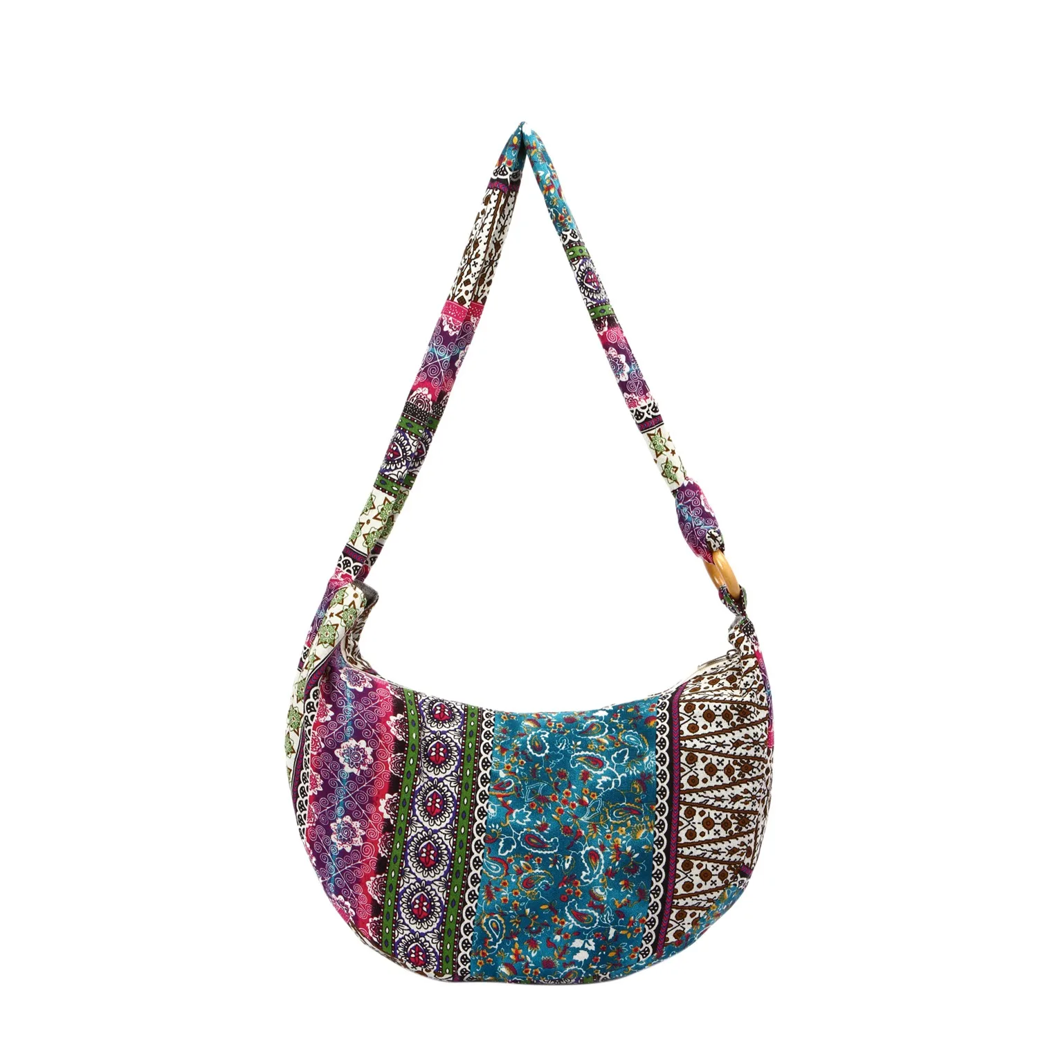 

Холщовая Женская тканевая сумка с цветочным принтом