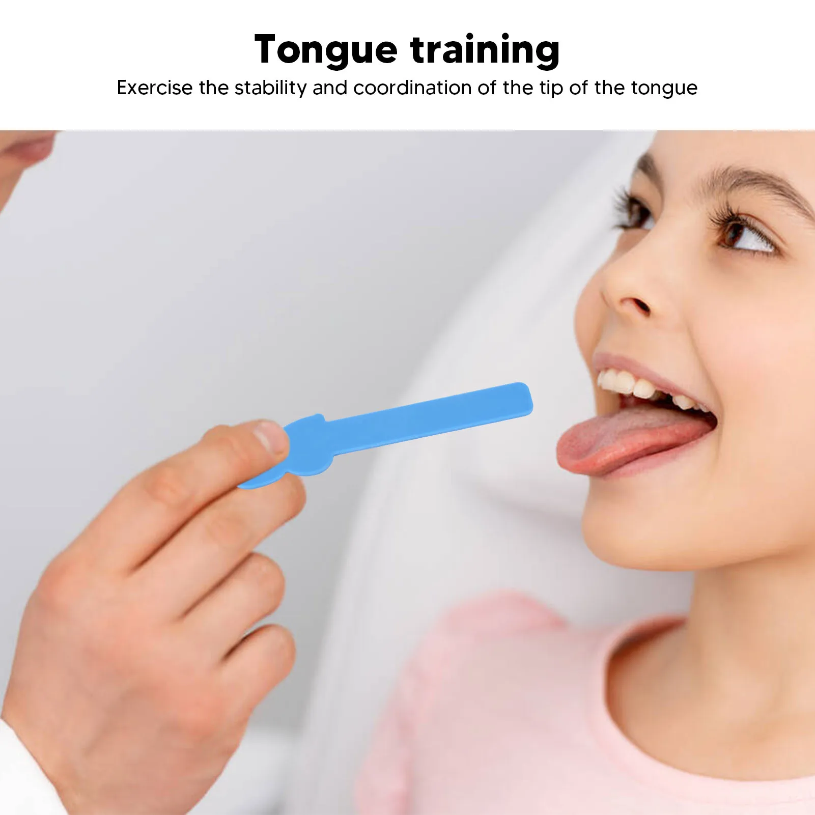 2pcs Tongue Depressors Mix Color Children Plastic Portable Tongue Muscle Trainer for Children 3