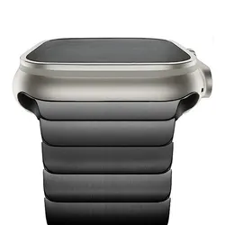 Luxury Stainless Steel Link Bracelet for Series 10 42mm (Black)