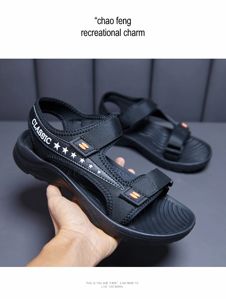 Männer Sandalen Sommer Schuhe Mode Trendy Hausschuhe Größe 39-46 – Detail 14