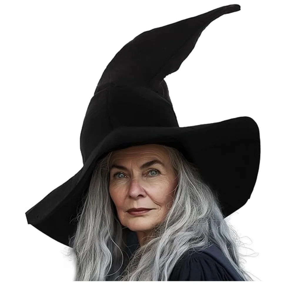 Halloween Witch Hat Party Hat Knitted Caps Wool Knit For Party Cosplay
